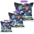 thumbnail image 4 of Happy New Year Maltese Family Cheer Winter Midnight Firework Pillow Cushion Double Sided Maltese Dog Lover Gifts Idea Throw Pillow - 02025, 4 of 4