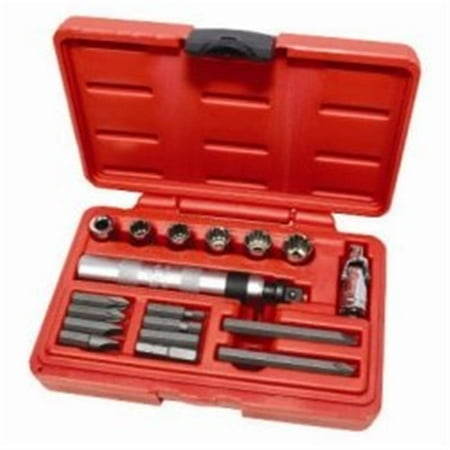 

K Tool International KTI71717 0.37 in. Drive Impact Driver Set with Multi-Function Sockets 18 Piece