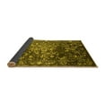thumbnail image 2 of Ahgly Company Indoor Round Oriental Yellow Industrial Area Rugs, 8' Round, 2 of 4