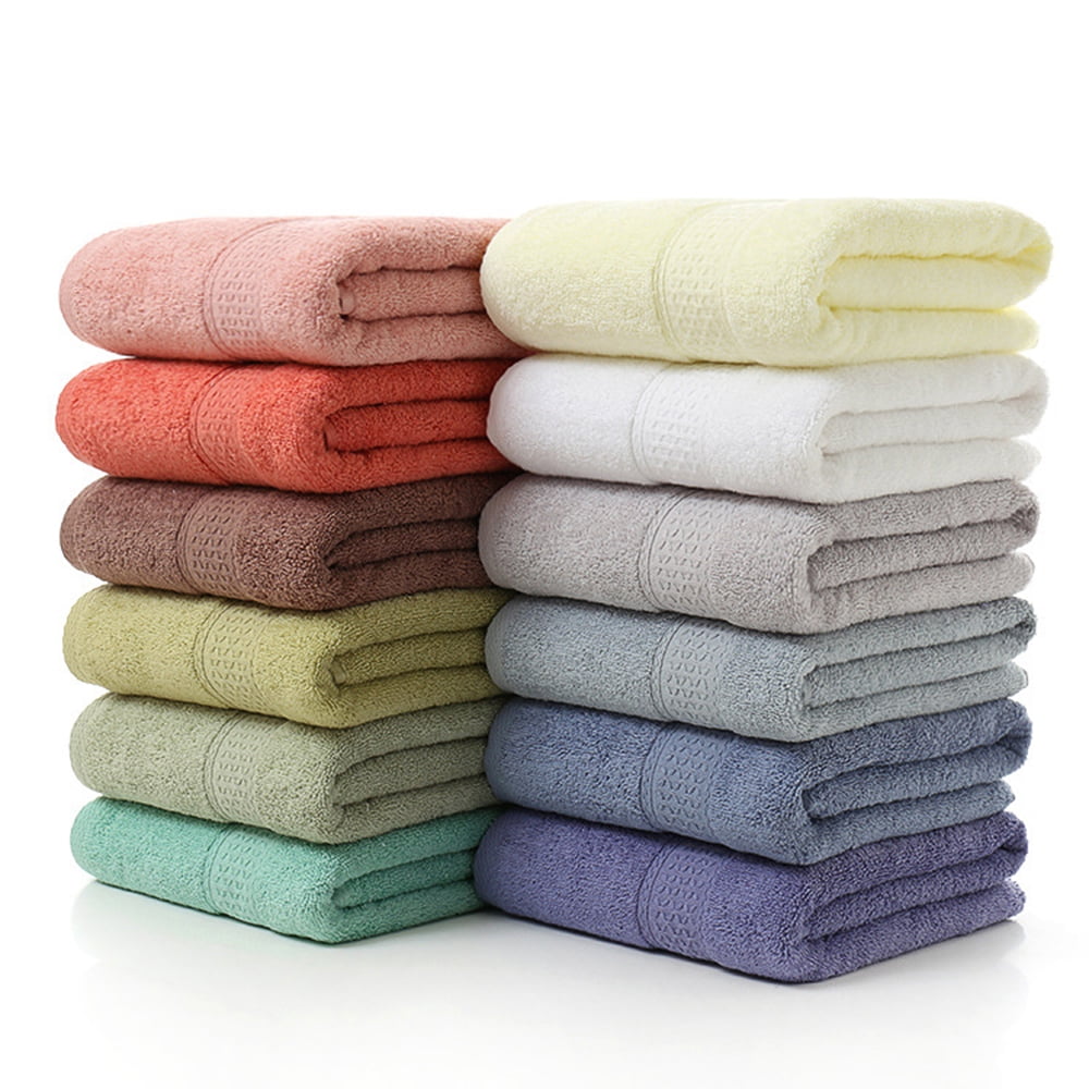 Set of 1/2/4 Luxury Large Cotton Bath Towel Gym Spa Beach Towels 28x55" Bathroom 
