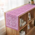 thumbnail image 6 of Table Runners 90 Inches Long Dress Scarves, Valentine's Day Farmhouse Coffee/Dining/Kitchen Table Runner for Living Room, Pink Love Rustic Retro Abstract Art 13x90 Inch, 6 of 9