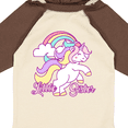 thumbnail image 4 of Inktastic Little Sister Unicorn Girls Long Sleeve Baby Bodysuit, 4 of 5