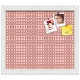 thumbnail image 2 of PinPix 14x12 Custom Cork Bulletin Board Pink - Beige Diamond Poster Board Has a Fabric Style Canvas Finish, Framed in Pink - Beige Diamond, by ArtToFrames (PinPix-290), 2 of 6