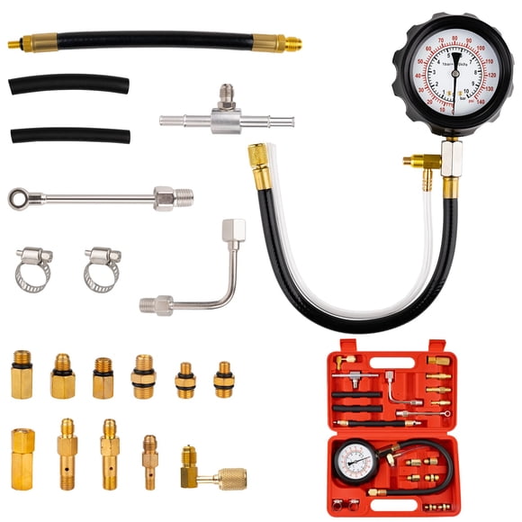 Kit de medidor de presión de combustible jiouxip 0-10 bar para automóviles de gasolina