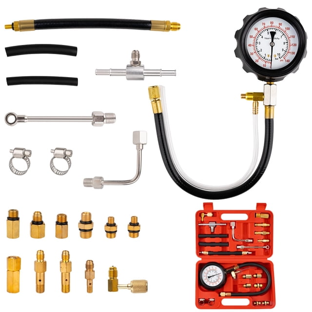 Kit de medidor de presión de combustible jiouxip 0-10 bar para automóviles de gasolina