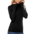 thumbnail image 7 of nine bull Womens Turtleneck Sweater Pullover Casual Long Sleeve Slim Fit Pullover Top Basic Knit Sweaters, 7 of 7