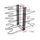 thumbnail image 5 of Organizador de Ollas y Sartenes para Gabinete Estante para Ollas Ajustable de 8 Niveles con 3 métodos de bricolaje Organizador de tapa de olla para mostrador de cocina y gabinete, 5 of 5