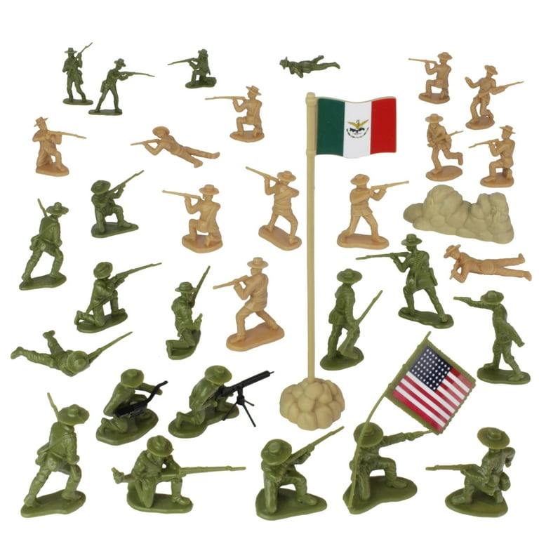 BMC Border Wars US Army vs. Mexican Villistas - 34pc Soldier
