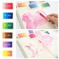 thumbnail image 1 of Inkpad Painting Stamp Pad 4 Color Scrapbooking Inkpad DIY Gradient Portable DIY Inkpad Scrapbooking Accessory, Purple, 1 of 7