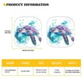 thumbnail image 5 of KUIFORTI Sea Turtle Windshield Sun Shade Foldable Sunshades 28.5"x25.5" Blocks UV Rays Sun Visor for Car Truck SUV Sedan Van, Keeps Your Vehicle Cool, 5 of 5