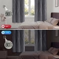 thumbnail image 4 of Blackout Blackout Cortinas, Juego de Cortinas de 2 Piezas para Recámara y Sala de Estar 42x72 Pulgadas, Cortinas Térmicas Aislantes Que Oscurecen la Habitación con Ojales, Reducción de Ruido y Bloque, 4 of 7