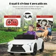 thumbnail image 4 of Costway 12V Kids Ride on Car Lexus LC500 Licensed Remote Control Electric Vehicle White, 4 of 10