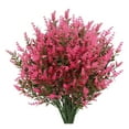 Yanguio12 Bundles Flower Outdoor Colorful Decor Artificial Lavender
