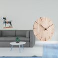 thumbnail image 2 of Escultura elegante con reloj de pared de madera , decoración artística Feng Shui para salas de estar, oficinas y restaurantes., 2 of 8