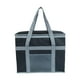 thumbnail image 3 of Bolsa térmica para supermercado, bolsa térmica gruesa para picnic comercial. negro gris, 3 of 9