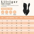 thumbnail image 2 of Lilvigor Women Shapewear Backless Body Bra Shaper Womens Plus Size Plunge Invishaper Low Back Thong Bodysuits Open Crotch Daily Use, 2 of 7