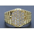 thumbnail image 3 of Forever Jewels 1.50 Ct Round Good Cut Moissanite Men Wedding Band Ring 14K Yellow Gold Plated, 3 of 4