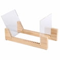 thumbnail image 1 of Vinyl Record Storage Holder Stand Rack Wooden CD Display Stand Stackable Modern CD Holder Record Storage Shelf For Displaying 7-12 Inch Vinyl Records, 1 of 8