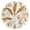 Gold, variant on Round Art Wall Clock Vintage Oil Painting Texture Decorative Clock Black Pointer, Multi-Purpose Desktop & Hanging Creative Decor Clock for Home Living Room Watercolor White Golden Grass