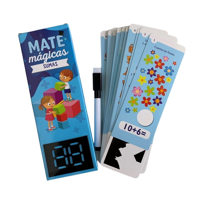 Tarjetas de Matemáticas para Niños Sumas