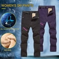 thumbnail image 5 of Women's Ski Pant, Snow Pants Clearance Women Removable Outdoor Pants Fleece Thickened Soft Ski Pants, 5 of 5