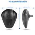 thumbnail image 2 of Imountek 2Pcs Ultrasonic Pest Repeller Plug in Pest Control Indoor Electronic Insect Repellent for Mosquitoes Cockroaches Rodents, Black, 2 of 11