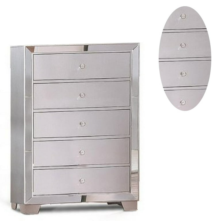 Mirrored chest of on sale drawers walmart