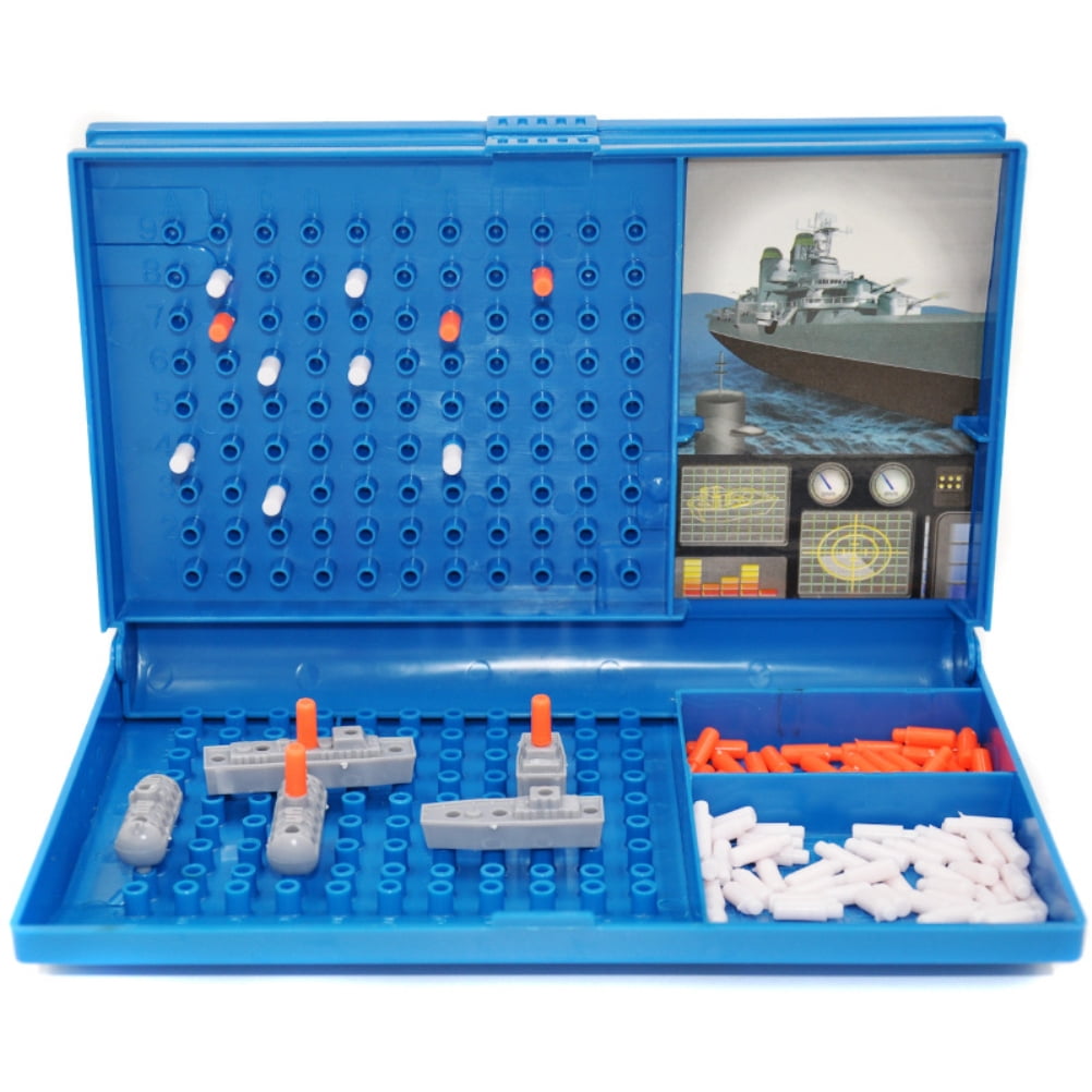Sea Bataille Board Game Sea Bataille Board Game Combat Strategy Board jeu drôle Bataille navale jeu pour Enfants Double Bataille Toy 