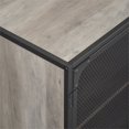thumbnail image 4 of 52" Industrial Metal & Wood TV Stand - Grey Wash, 4 of 4