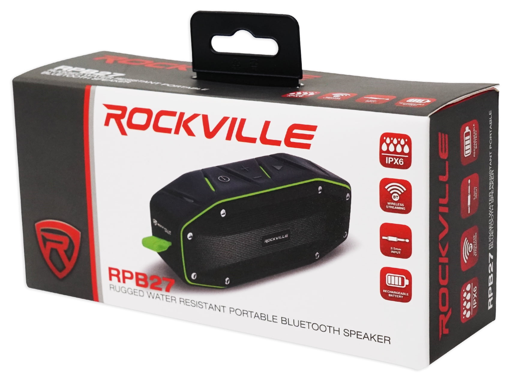 rockville portable bluetooth speaker