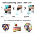 thumbnail image 5 of Bolígrafo de impresión 3D Bolígrafo 3D Pantalla LCD con filamento PLA de 3 colores Bolígrafo de impresión 3D para niños y niñas Azul Doodler Juguetes de dibujo para regalo de Navidad(Azul), 5 of 5