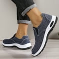 thumbnail image 5 of Mens Retro Denim Orthopedic Slip on Loafers Walking Shoes Autumn Casual Canvas Low Top Fashion Sneakers, 5 of 7