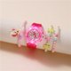 thumbnail image 1 of ER Montre Enfant,Montre Lumineuse Rose Rose ,Montre-Bracelet étanche pour Enfant Mouvement à Quartz,Conception de Dessin animé 3D,Montre Enfant Numérique pour 3 Ans à 13 Ans Fille Garçon Rojo Verde, 1 of 4