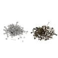 thumbnail image 1 of 200 pares de aretes de plata + bronce con almohadillas y respaldo, 1 of 9