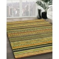 thumbnail image 2 of Ahgly Company Indoor Square Abstract Yellow Abstract Area Rugs, 5' Square, 2 of 6