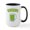 White/Black Inside, variant on CafePress - Cheers Green Beer - 15 oz Ceramic Large White Novelty Mug