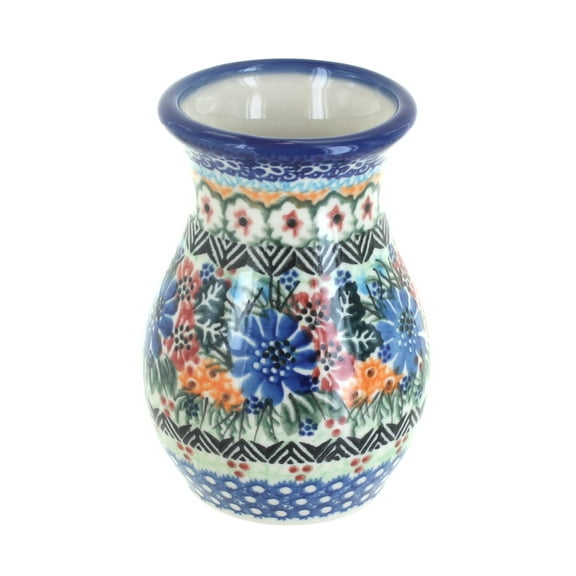 Blue Rose Polish Pottery Indoor Tabletop Ashley Vase
