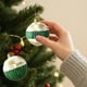 thumbnail image 5 of Ornamentos de Vidrio Brillante, Bolas Colgantes para Árbol y Ventana, Decoración Festiva de Navidad, 2 Paquetes de Orbes de Estrella, Ornaments de Cristal de Cristal, Adornos Navideños de, 5 of 9