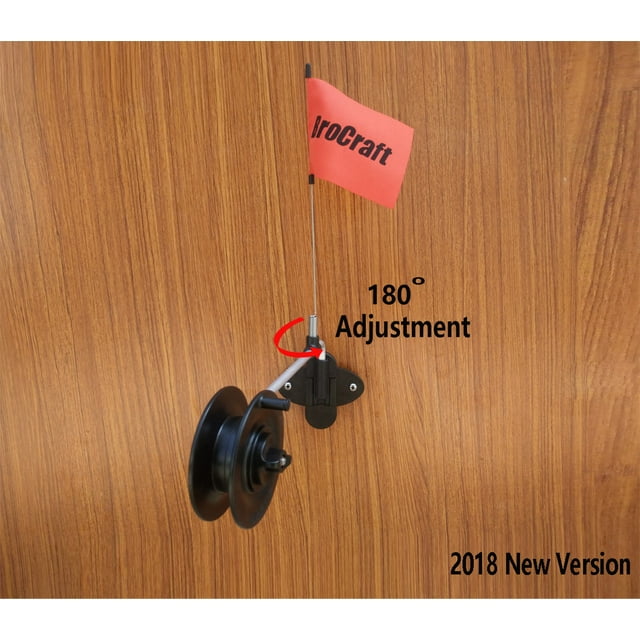 BroCraft Rattle Reel Wall Mount / Ice Fishing House and shanty Reel