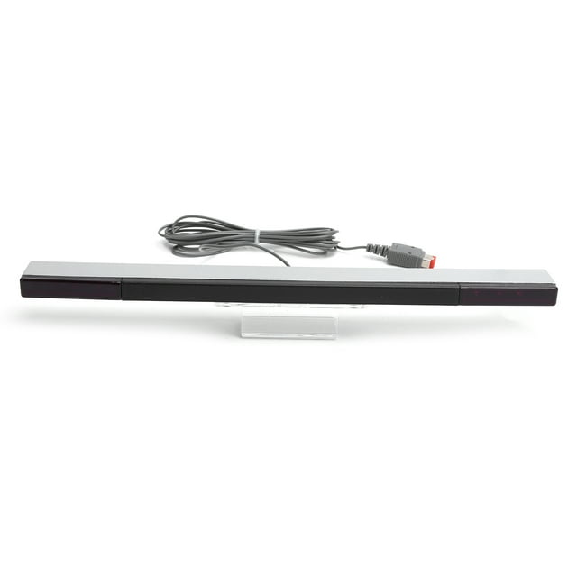 Barre de Capteur à Distance pour Console Wii, Inducteur de Détection de Mouvement Argent ABS pour Console Wii Barre de Capteur de Mouvement Robuste et Résistante