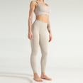 thumbnail image 4 of iOPQO Workout Sets For Women Lounge Sets For Women Fashion Ladie Seamless Stripe Tight Hip Sleeveless High Waist Yoga Suit Matching Sets For Women Beige L, 4 of 9