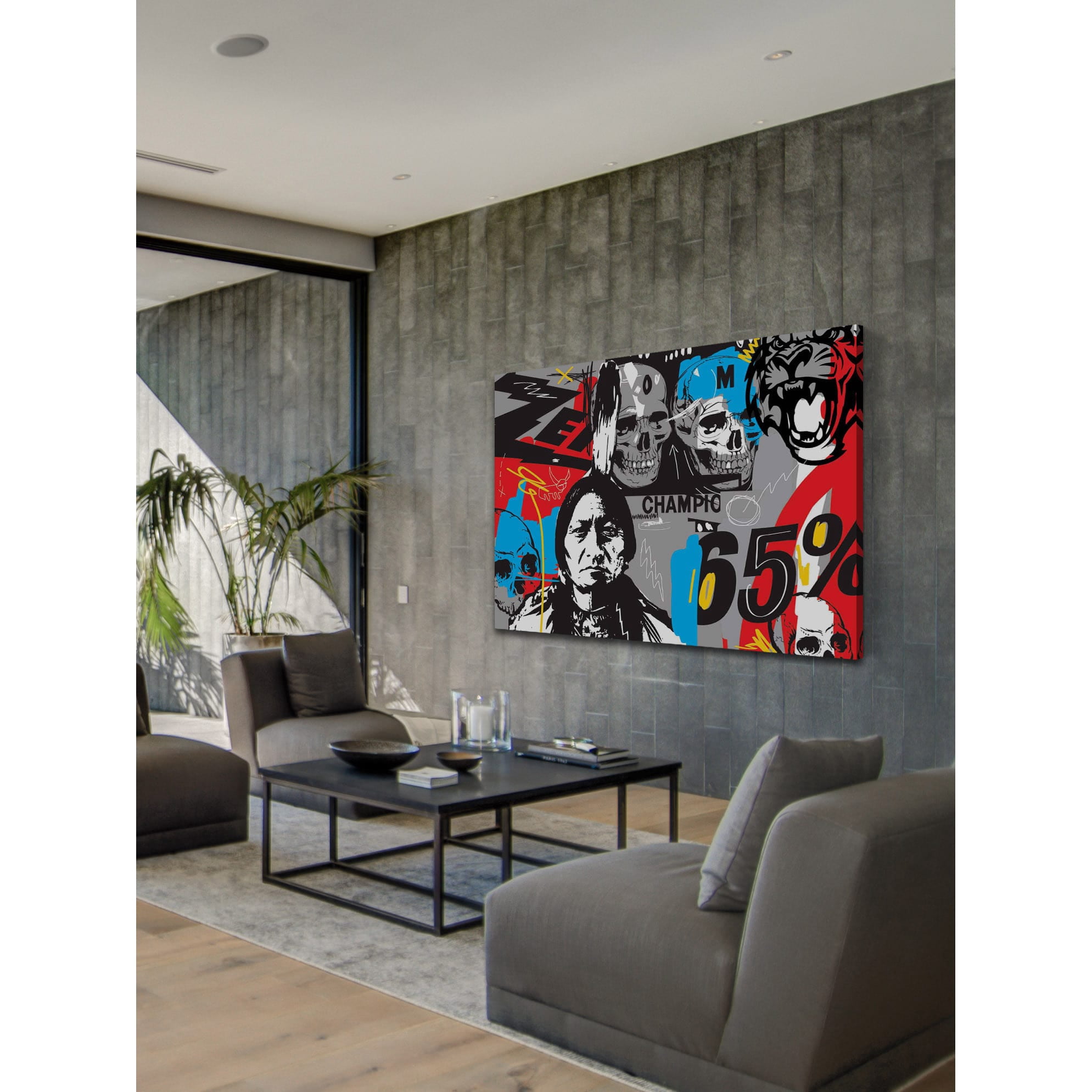Marmont Hill "Out West I" by Josh Ruggs Painting Print on Wrapped Canvas