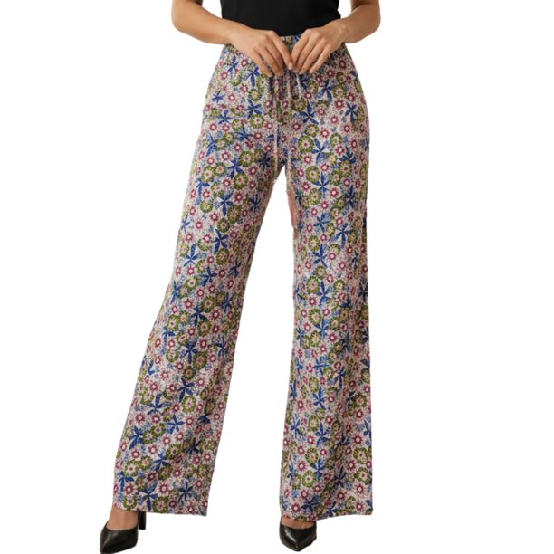 PANTALONES RELAJADOS PARA MUJER DE DISEÑO UNICO WIDE LEGS DE CINTURA ALTA