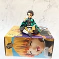 thumbnail image 1 of Figuras de acción de Demon Slayer, muñecos de PVC de Kamado, Nezuko, presión de fideos, No Yaiba, Kimetsu, 10-15CM Gong Bohan LED, 1 of 2