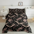 thumbnail image 2 of Feelyou Bohemian Gothic Bat Full Size Comforter Sets, Romantic Flower Floral Bedding Comforter Set, Western Plant Botanical Reversible Bedding Sets, Ultra Soft Bedroom Decor, 3 Pieces, 2 of 8