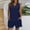 Blue, variant on Aueoeo Women Casual 2 Piece Outfits Lightweight Flowy Sleeveless Tops Loose Shorts with Pockets Tracksuit Summer Matching Set