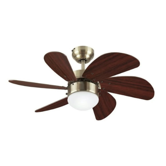 Ventilador de Techo Westinghouse Turbo Swirl Nogal 3 velocidades