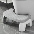 thumbnail image 6 of Waterproof Squatty Potty For Adults - Ergonomic Toilet Foot Stool, Non-Electric Bathroom Ottoman, 6 of 10