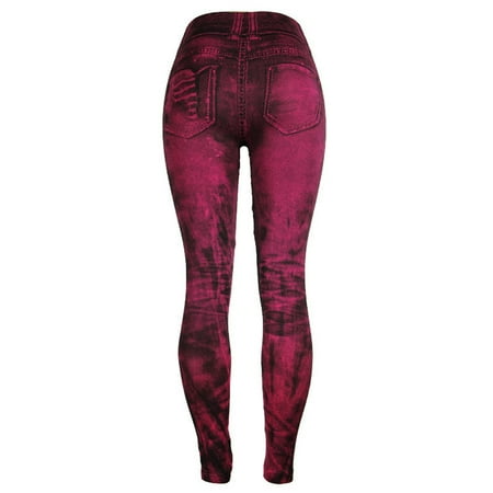 

EUMODR Girls Footless Tights Hip-Up Women s Nine-Minute Jeans Super Bottom Coloured Pants Slim Pants Bomb Pants Summer Maternity Clothes for Women