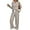 Camel, variant on Womens 2 Piece Lounge Sets Matching Airport Travel Outfits Winter Clothing Fall Pajamas Sweat Suits Pockets